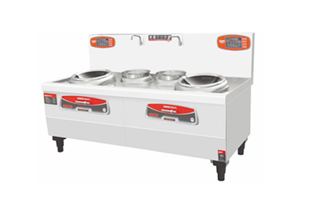 綠磁雙炒雙尾炒爐-JG007